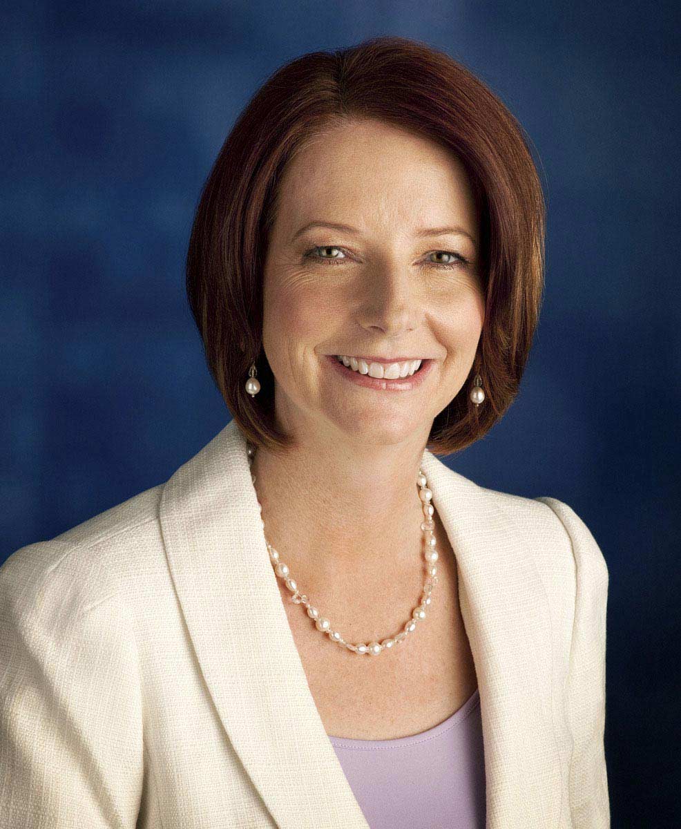 Julia Gillard became prime minister of Australia in 2010.